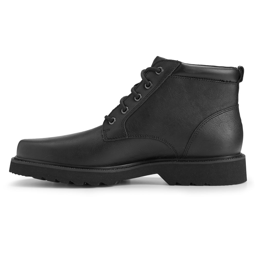 Rockport Mens Northfield Waterproof Plain Toe - Boots Black - RJG803215